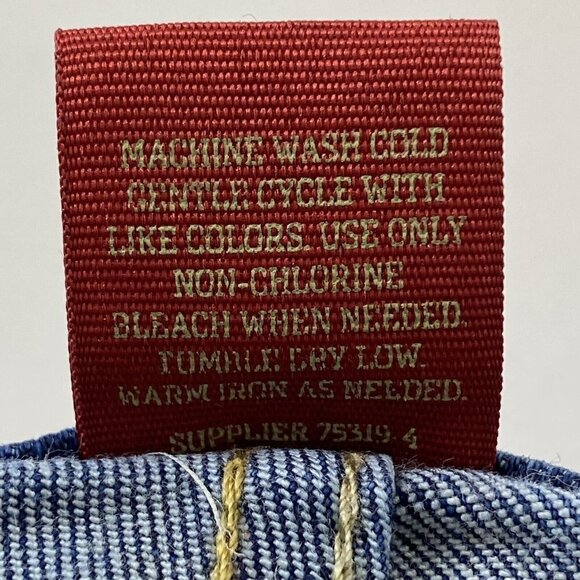 Arizona Jean Co Junior Women's size 5 Distressed Raw Hems Blue Jean Denim Shorts - Picture 9 of 9